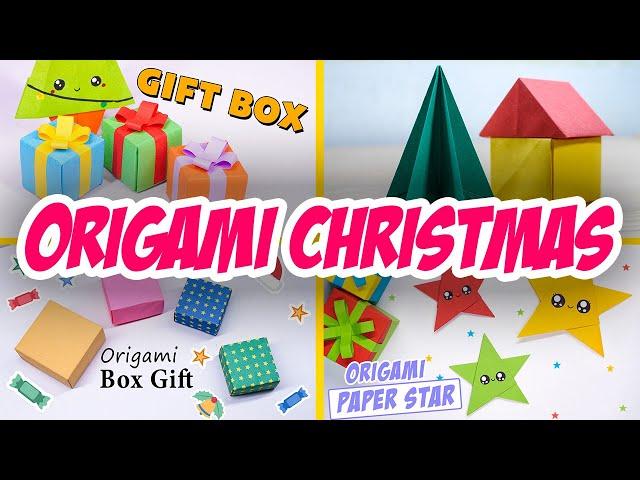 [LIVE] 04 Easy origami for Christmas ️ Cute papercraft for Christmas | GIFT BOX, CHRISTMAS TREE..