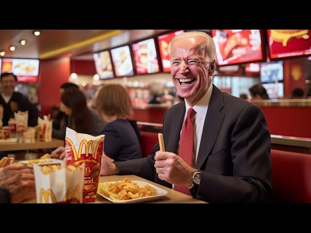 I asked ai to make a Joe Biden mcdonalds commercial