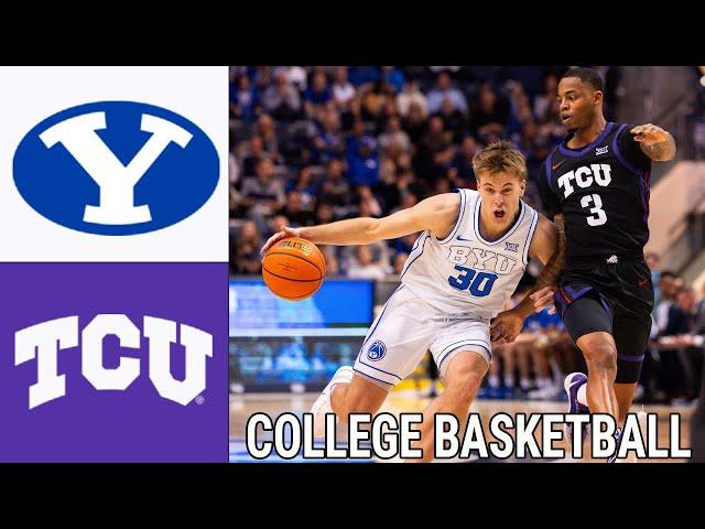 BYU Cougars vs TCU Horned Frogs Game Highlights 1st Qtr | Jan 11,2025 Men's Basketball