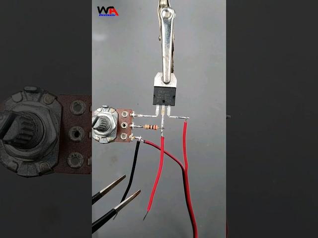 1 to 12v Adjustable Voltage Regulator Circuit #lm317 #voltageregulator #diyelectronics