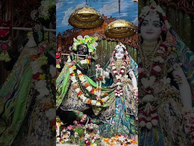 Sri dham mayapur Radha Madhav sringer beautiful darshan ️#mayapur##hare Krishna ##shorts#