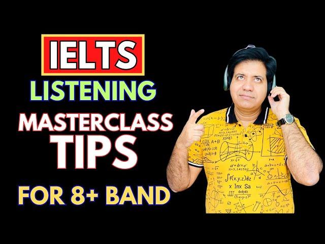 IELTS Listening Masterclass Tips For 8+ BAND By Asad Yaqub