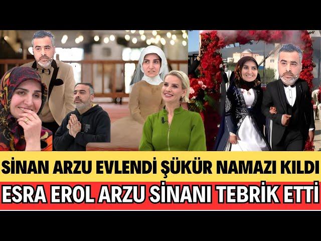 ESRA EROL ARZU SİNAN  BARIŞTI TEKRAR EVLENDİ O GÖRÜNTÜLER İLK KEZ YAYINLANDI SİNAN AÇIKLAMA YAPTI