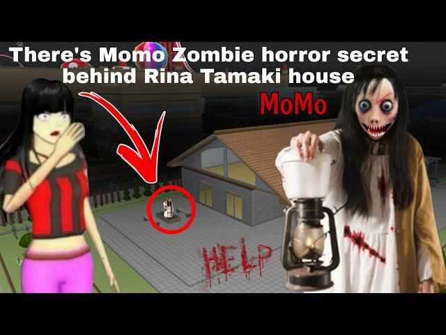 سر رعب مومو There's Momo Zombie horror secret behind Rina Tamaki house | SAKURA SCHOOL SIMULATOR