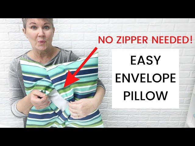 Envelope Pillow Cover Tutorial - Fast and Easy Sewing Project!