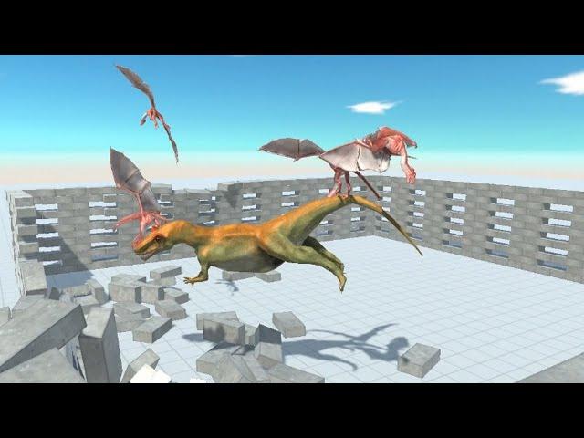 Mini Dragon WYVERN Team vs ALL UNITS in Cage Animal Revolt Battle Simulator