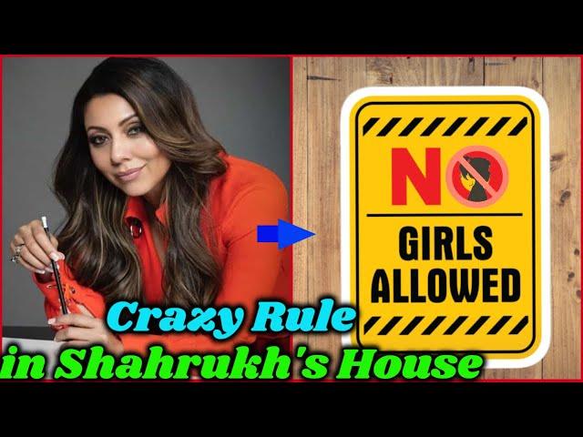 Crazy House Rules in Shahrukh Khan House | You Won't Believe