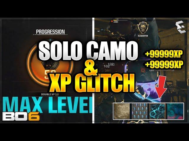 *EASY* SOLO UNLIMITED XP GLITCH (AFTER PATCH) MAX LEVEL CAMOS & MORE! - BO6 GLITCHES