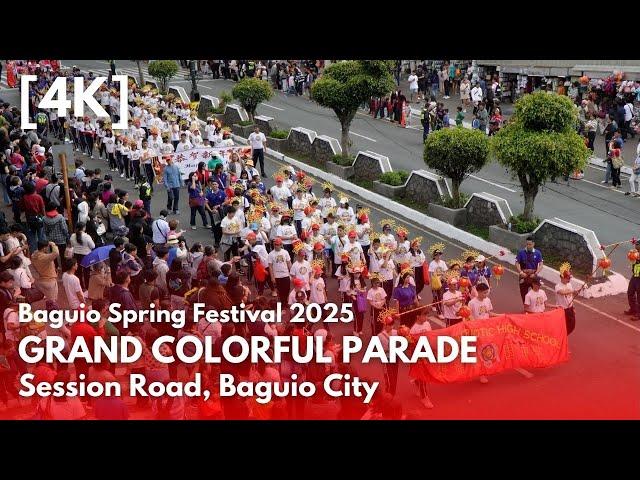 Baguio City’s 2025 Lunar New Year Parade | Grand Colorful Parade along Session Road 