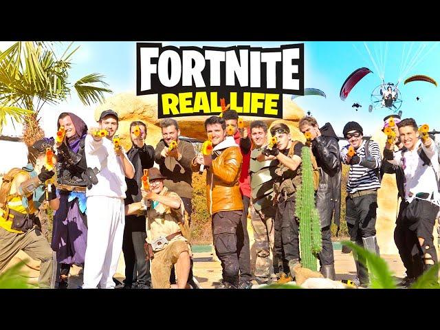 ENORME BATTLE ROYALE NERF FORTNITE ! (dans la vraie vie)