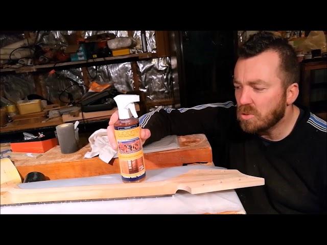 Monster Guitars 059: The Flame - Apply a tung oil finish to the neck