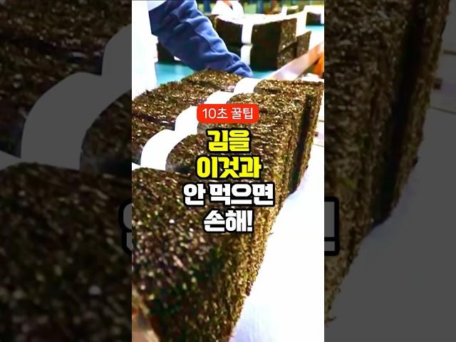 김을 이렇게 먹으면 건강이 두 배!