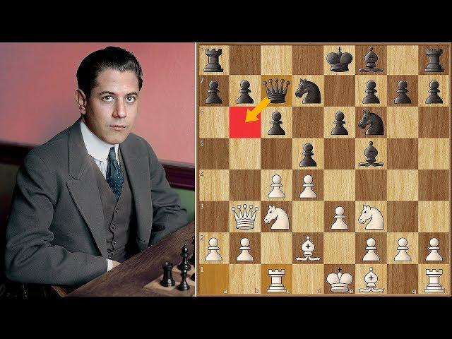 Gentlemen's Brawl | Capablanca vs Schlechter | San Sebastian (1911)