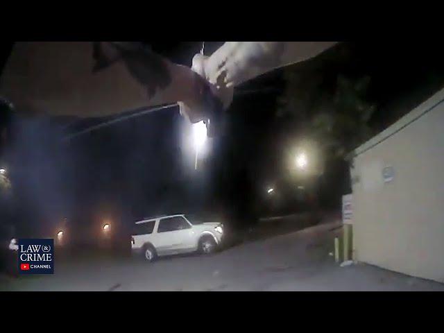 Bodycam Shows Houston Police Officer Shooting at Fleeing Suspect