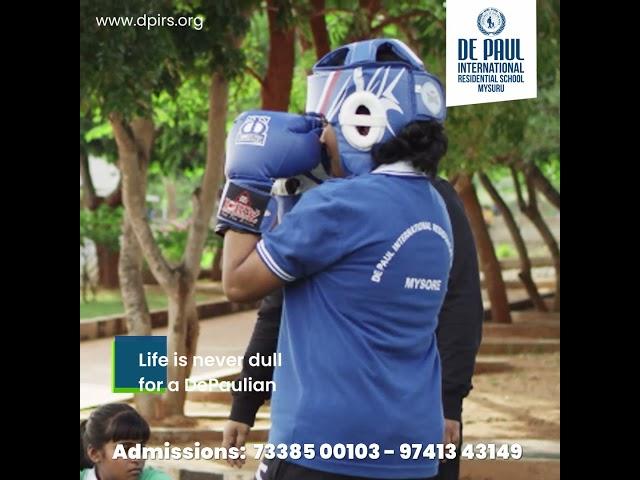 Coaching for self-defense @ De Paul International Residential School, Mysore