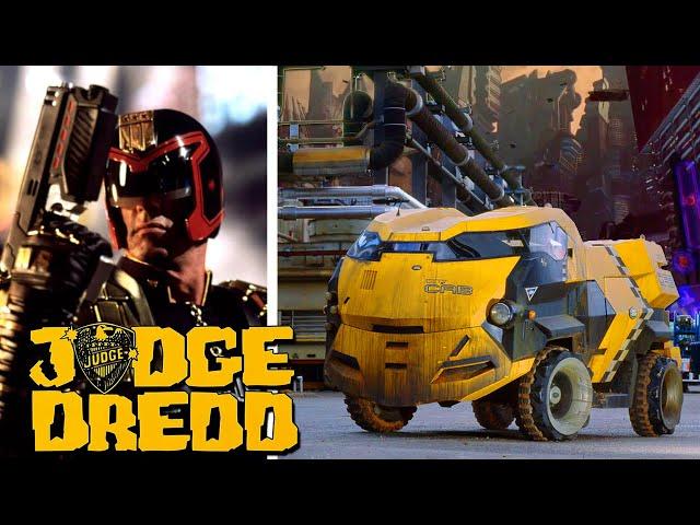 Фантастические автомобили в фильме «Судья Дредд» (Judge Dredd) 1995г.