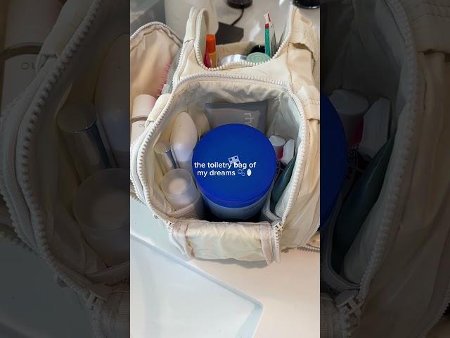 *SATISFYING* PERFECT TOILETRY BAG! #amazon #toiletrybag #toiletries #makeup #skincare #travel