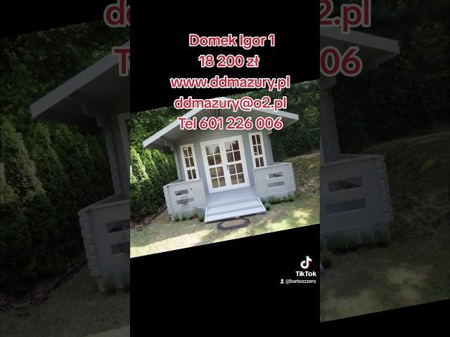 Domek Igor 1 www.ddmazury.pl  Budujemy z drewna Cała Polska