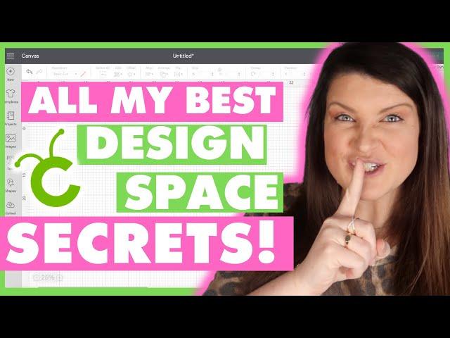 My GENIUS Cricut Design Space Secrets for Desktop AND Mobile! | Design Space Tutorial for Beginners