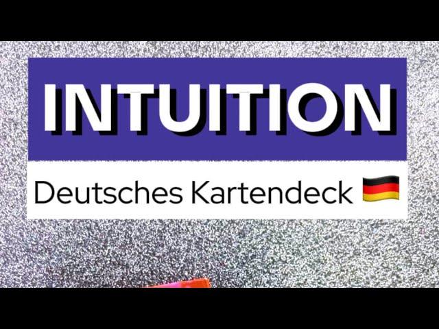 KARTENDECK: Intuition