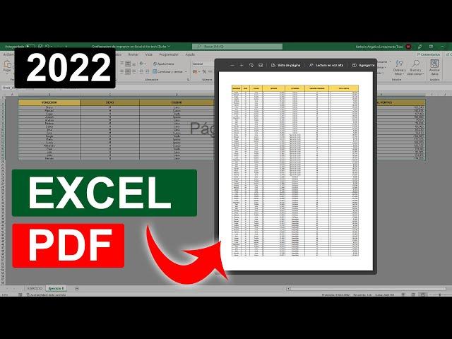 How to save an EXCEL in PDF without being cut.