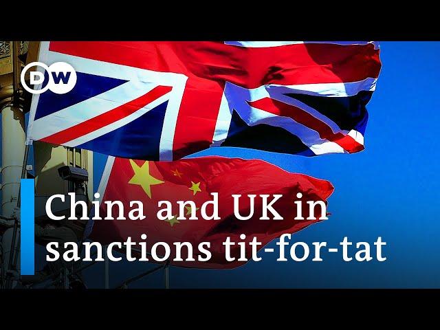 China responds to UK sanctions over Xinjiang with sanctions | DW News