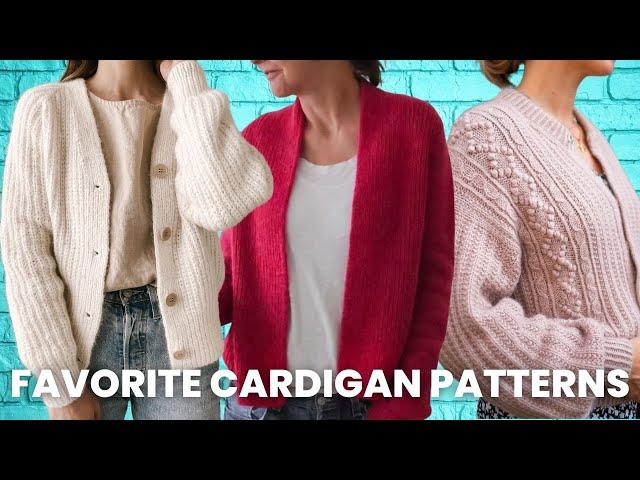 YOUR Top 12 Favorite Cardigan Knitting Patterns