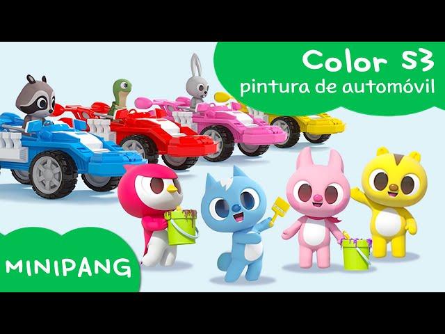 Aprende las colores con MINIPANG | color S3 | pintura de automóvil | MINIPANG TV 3D Play