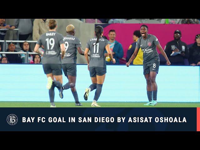 Asisat Oshoala Equalizes for Bay FC against San Diego