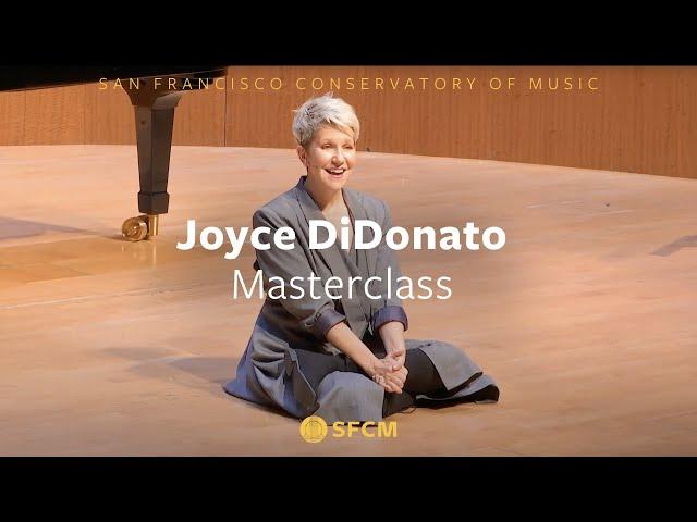 Joyce DiDonato Voice Masterclass at SFCM