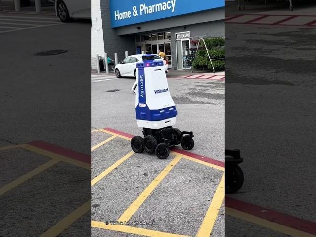 Walmart unveils robot security guard