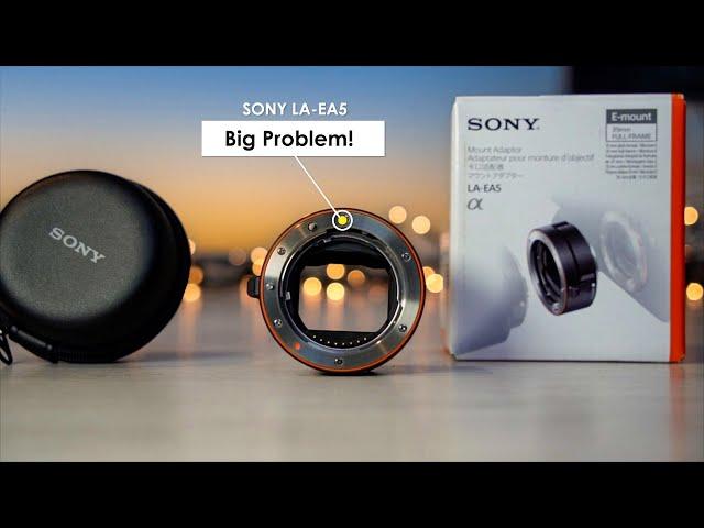 Watch before you buy! - Sony LA EA5 Adapter Review - A-Mount to E-Mount Adapter