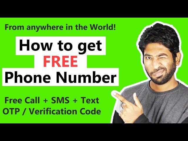 How to get a FREE Phone Number - Free Virtual Number for Verification and OTP Codes