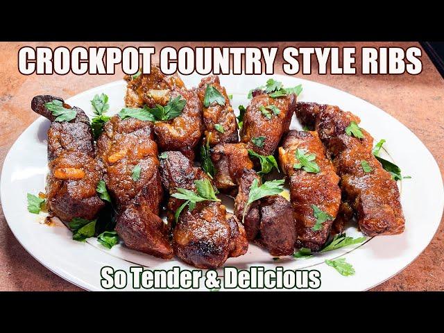 CROCKPOT COUNTRY STYLE RIBS So Tender & Delicious