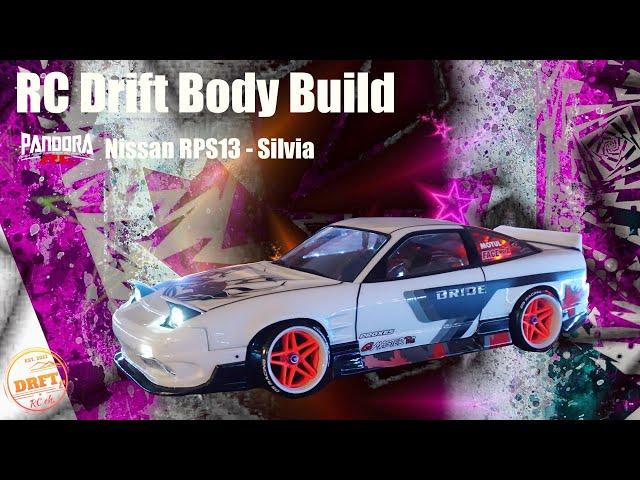 Building an RC Body - Pandora RC - Nissan 180SX RPS13 Origin Labo.