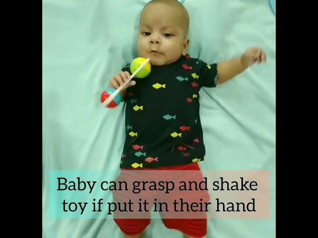 Grasping reflex #development #milestones #baby #growth #babyboy #viral #babyshorts