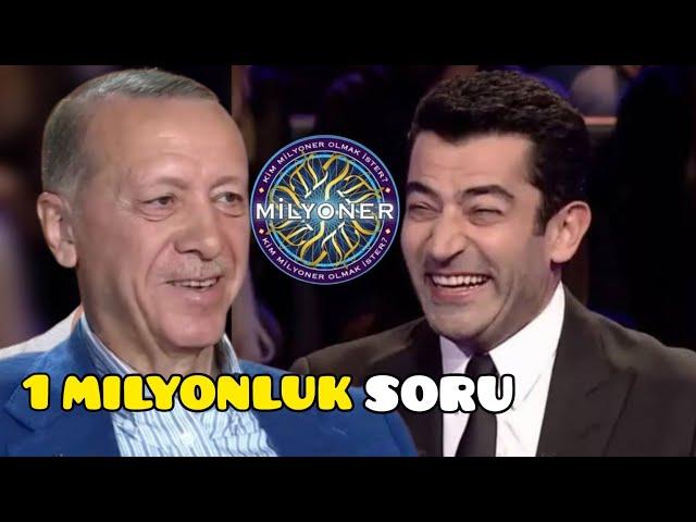 Erdoğan 1 Milyonluk Soru'ya Cevap Veriyor, Erdoğan Kim Milyoner Olmak İster'de Bir Milyonluk Soru