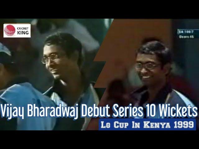 Vijay Bharadwaj Debut Odi Series Took 10 Wickets (Player Of The Series ) | Lg Cup In Kenya 1999