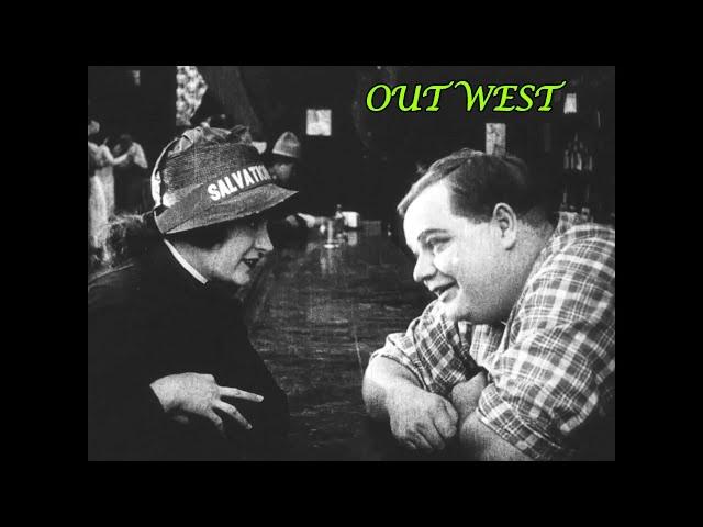 Out West (1918) Roscoe Arbuckle, Al St. John, Buster Keaton, Alice Lake