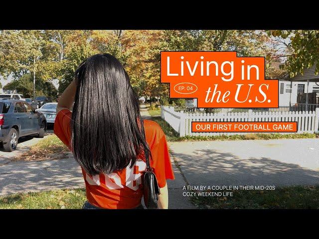 [Vlog of a Couple in Their 20s] UIUC football game  | Work, café, and cooking weekend