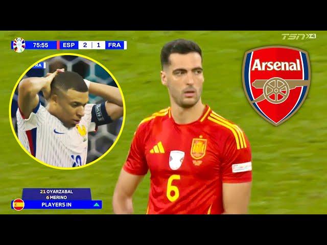 Mikel Merino vs France | EURO 2024 | WELCOME TO ARSENAL