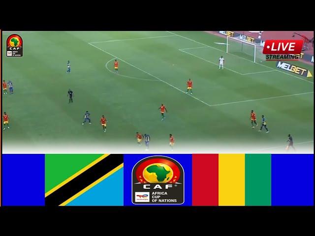 LIVE - Tanzania vs Guinea • Live Stream AFCON Qualifiers-2024/25 Kufuzu Kombe la Afcon-2025