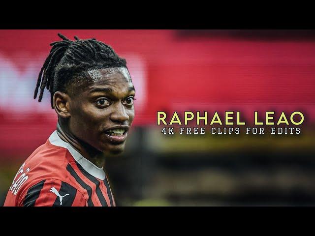 Rafael Leao 4K Clips For Edits • Free Scene Pack + Celebrations No Watermark 2180p | D74 Edits 2.0