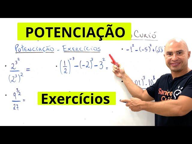 POTENCIAÇÃO | APRENDA COM EXERCÍCIOS