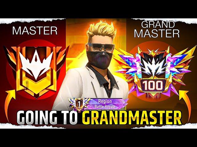 Finally Grandmaster Done  Solo Rank Pushing Tips & Trick #freefire