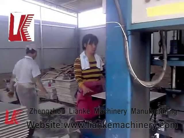 Terrazzo tile  making machine