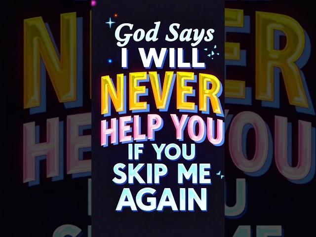 SKIP THIS AND YOUR PROTECTION IS GONE | GOD MESSAGE TODAY | GOD MESSAGE NOW | GOD SAYS TODAY #jesus