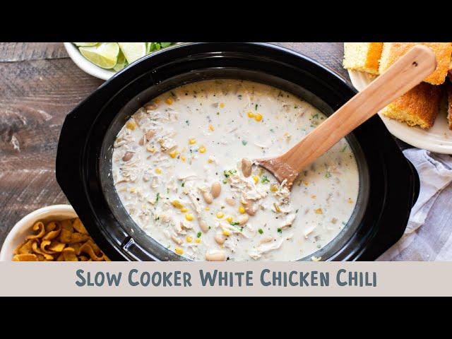 Slow Cooker White Chicken Chili