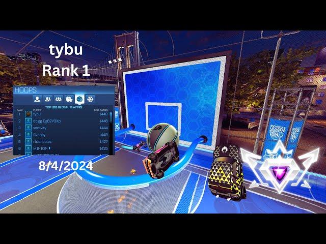 tybu Rank 1 Hoops Replay 8/4/2024 | Rocket League