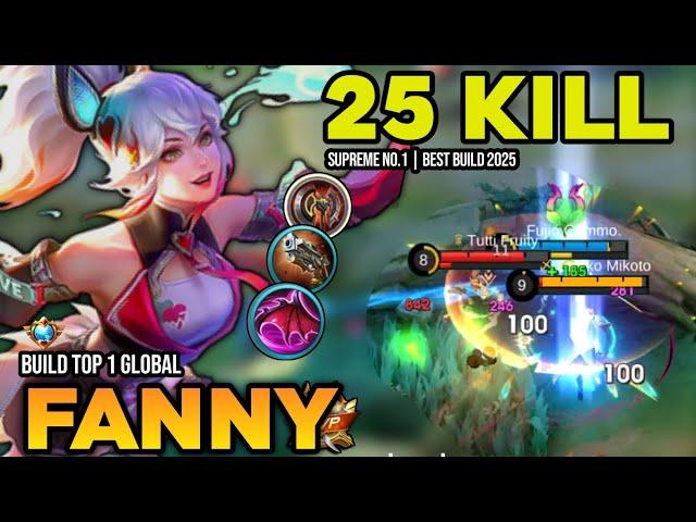 FANNY BEST BUILD 2025 | BUILD TOP 1 GLOBAL FANNY GAMEPLAY | MOBILE LEGENDS